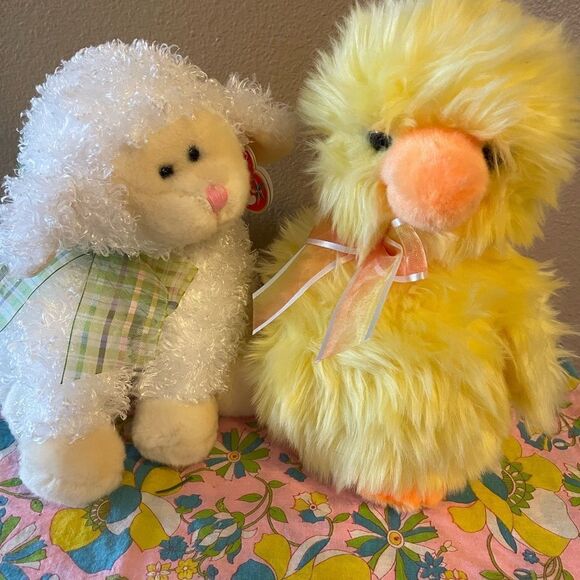 TY Classics Floxy Lamb and Cooper Duckling Vintage NWT!! - Picture 12 of 12